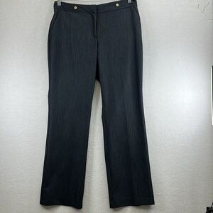 Anne Klein Women’s Trousers / Pants Sz 10 Blue/Gray Poly/Viscose/Elastane Career